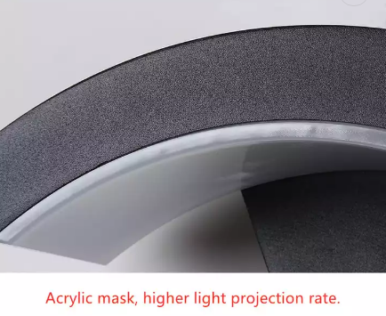LED-Außenwandleuchte, fächerförmige Hofleuchte, 18 W, wasserdichte Wandleuchte, LED-Beleuchtung, Aluminium-Wandleuchte