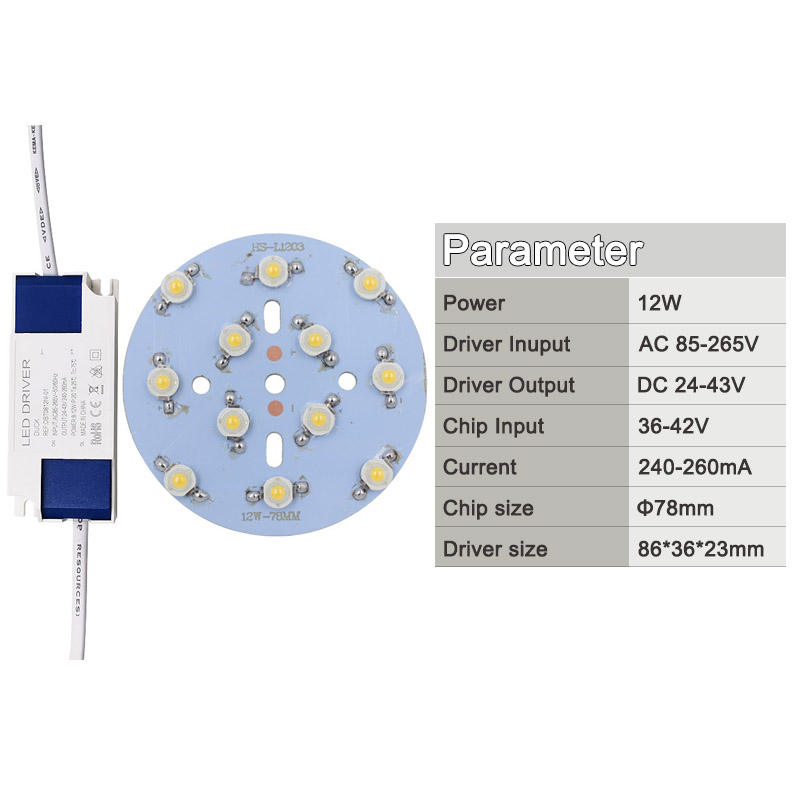 accesorios para lámparas led