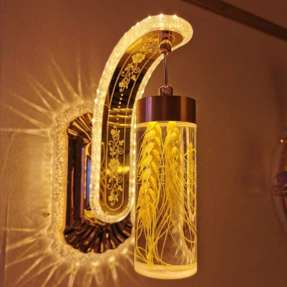 Einfache Schlafzimmer Wohnzimmer Kristall Wand Lampe Spiegel Front Lampe Badezimmer Make-Up Lampe Wand Lichter Wohnkultur Lichter Spiegel Licht