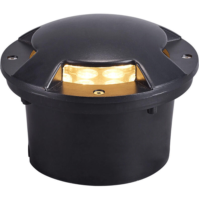 IP65 LED-Untergrundleuchte, 1 W, 3 W, vergrabenes Licht, unter der Erde, Lampe, Weg, Garten, Rasen, Hof, im Freien, wasserdichte Beleuchtung, 85–265 V, DC12 V