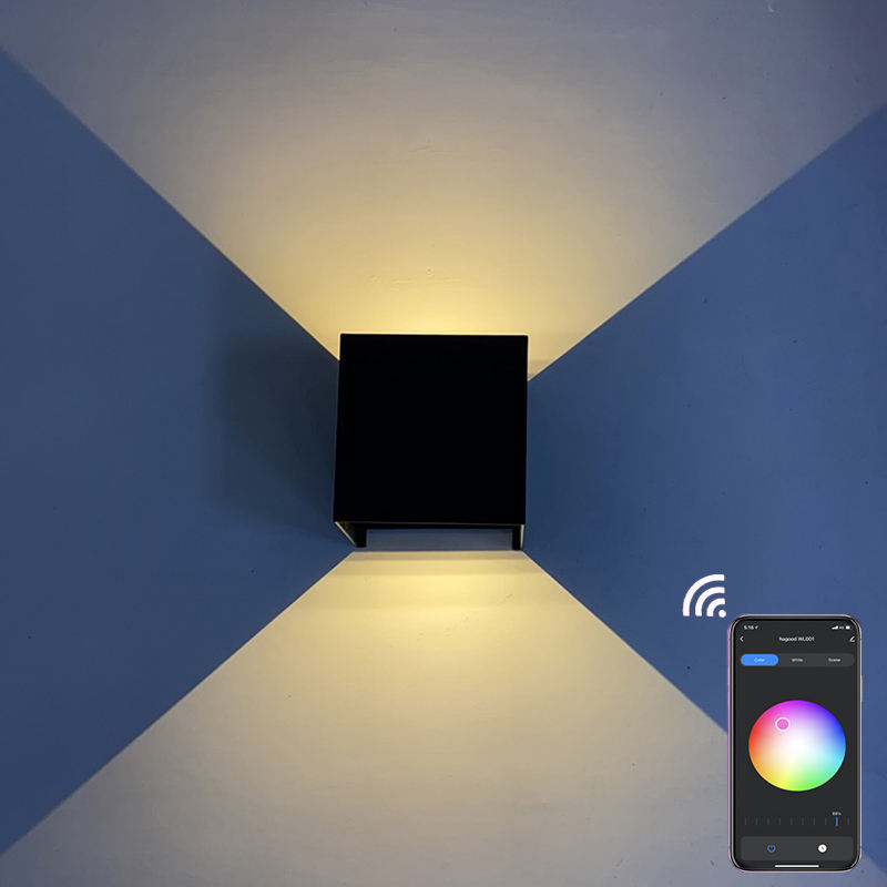luces exteriores controladas por aplicaciones
