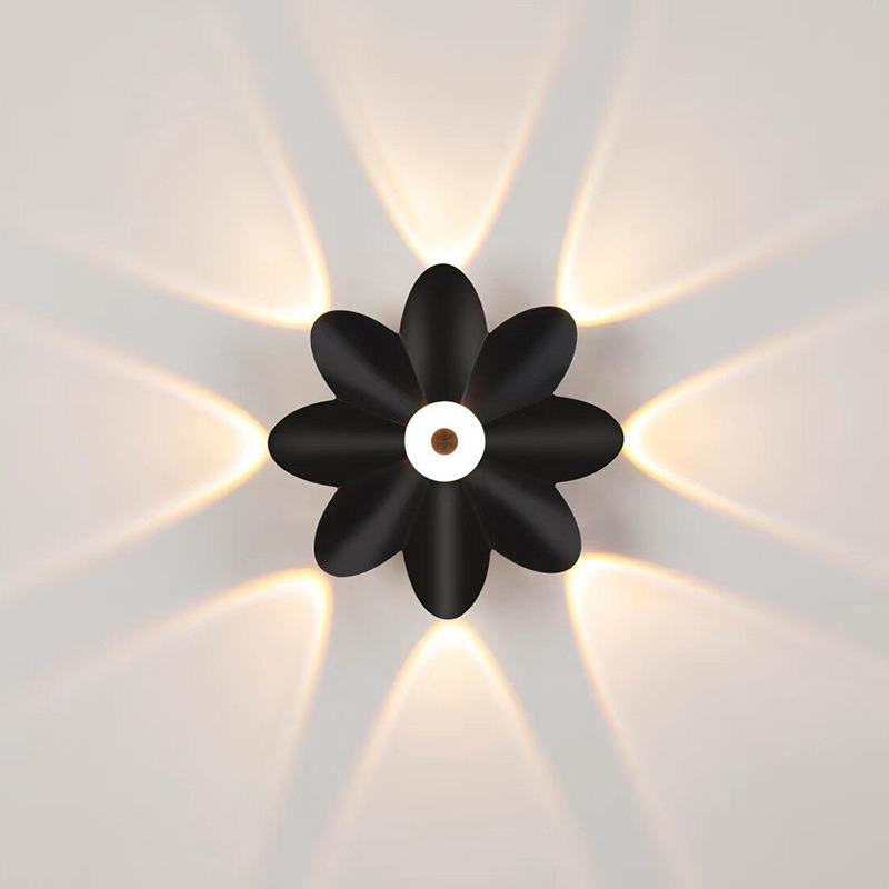 LED Außenwandleuchte Up Down Dekoration Spotlight Lotus Villa Korridor Balkon Korridor Hintergrund Wandleuchte