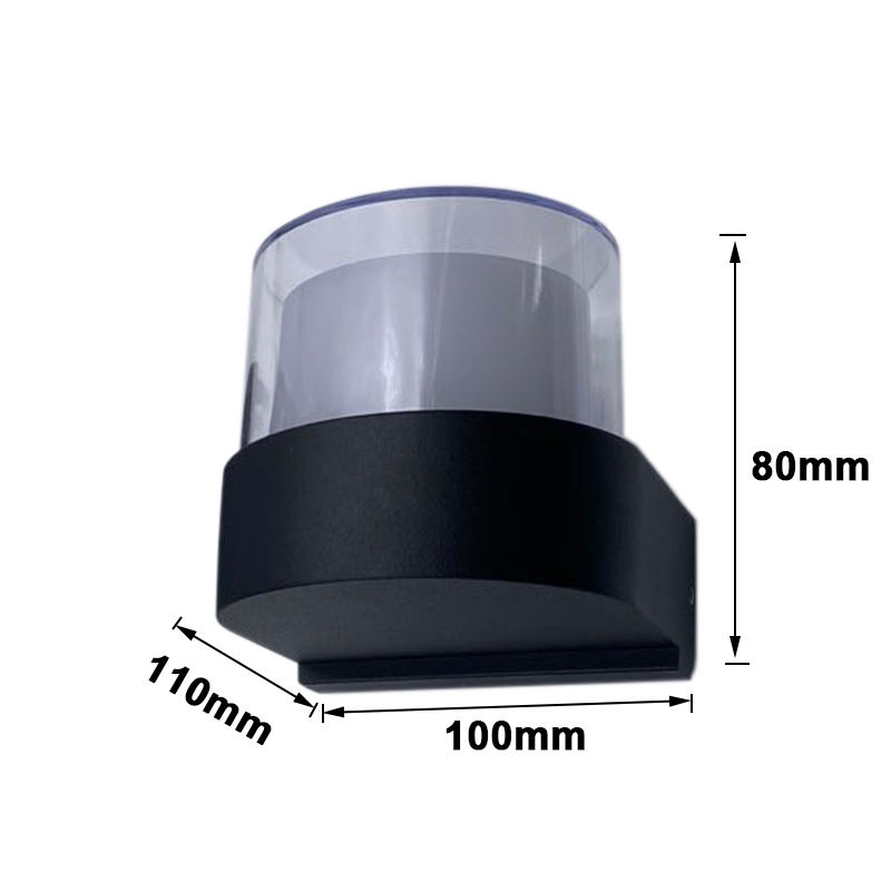 2023 Tuya APP Controle LED Intelligente Wand Lampe IP65 Wasserdichte Bunte Modische Dekorative Wand Lampe