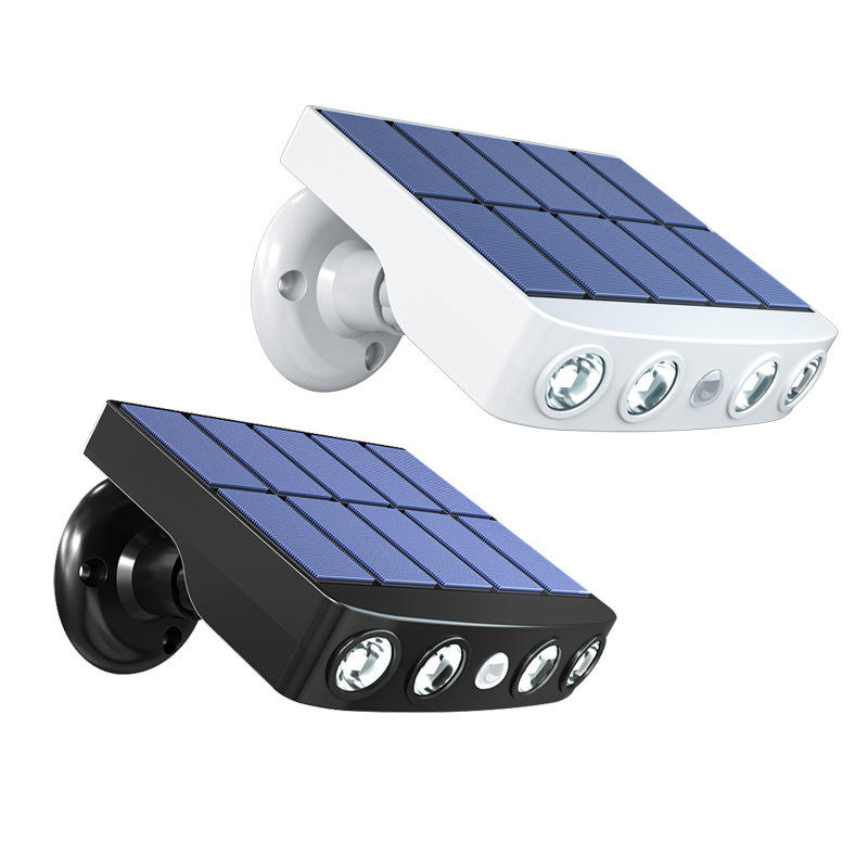 lámpara de pared solar al aire libre
