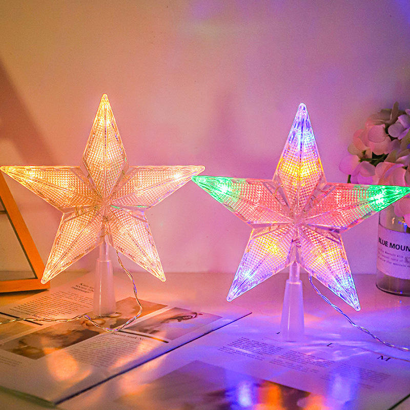Weihnachtsbaum-Top-Sternlampe, LED-Außenwandleuchten, Verjüngungs-Außenleuchte,