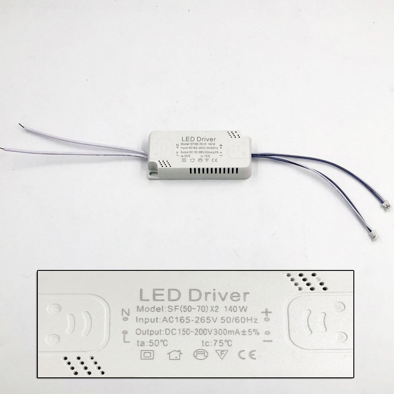 8-120W LED-Treibereingang AC175-265V Nicht isolierender Beleuchtungstransformator Leuchtenantrieb Netzteiladapter für LED-Lampe