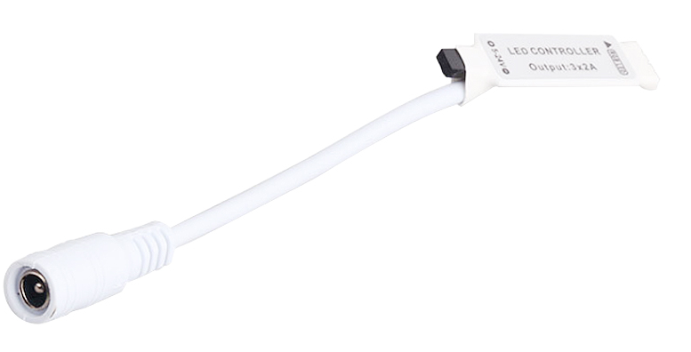 24 Tasten LED-Controller RGB IR-Fernbedienung DC12V mit Mini-Empfänger LED-Treiber Dimmer Passend für 5050/3528 RGB-LED-Streifenlicht