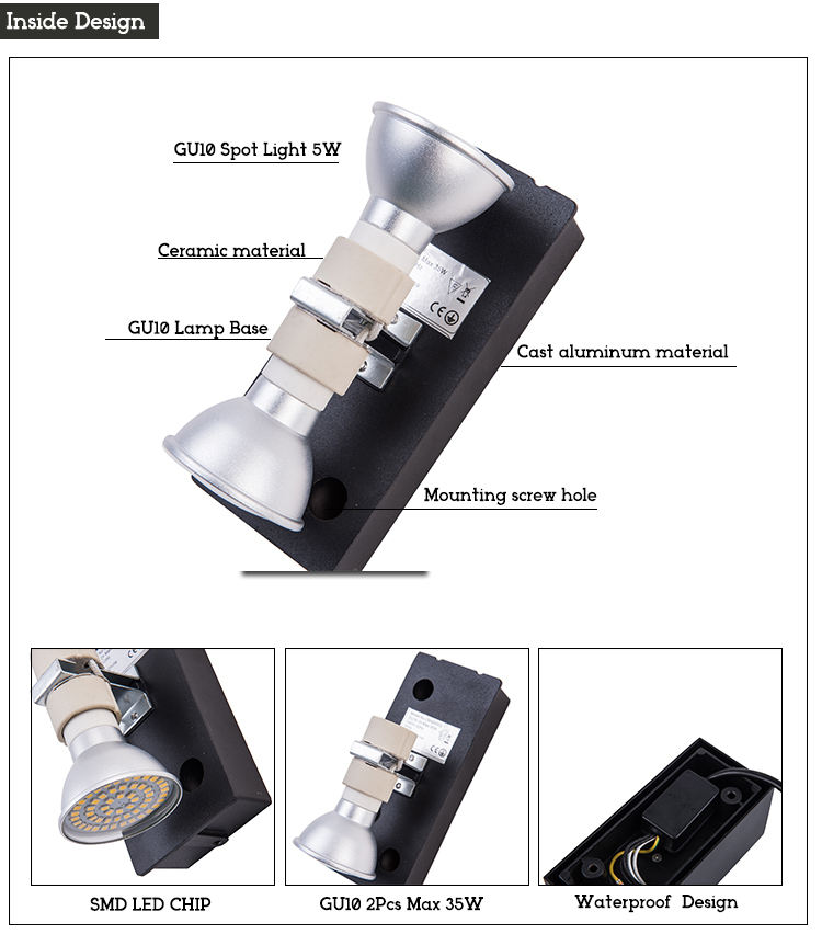 LED-Außenwandleuchte