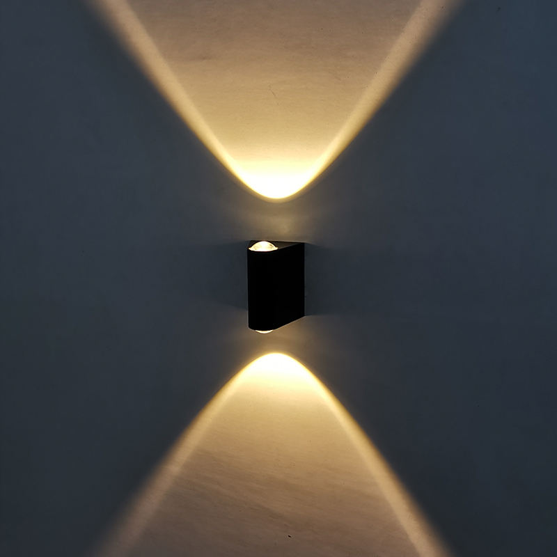 Moderne 2W Wandleuchten Badezimmer Wandleuchte Wasserdichte Aluminium LED Wandleuchte Industrielle Dekoration Beleuchtungskörper