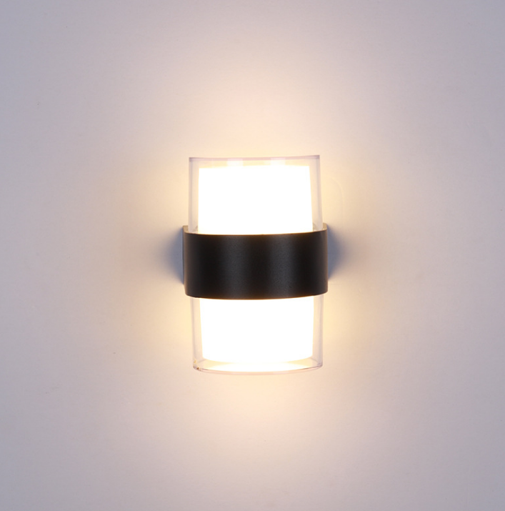 Nueva lámpara de pared led impermeable acrílica redonda de 6 W para jardín, decoración exterior, aplique de iluminación para puerta delanteraNueva lámpara de pared led impermeable redonda de acrílico para 6 W, decoración exterior para jardín, aplique de iluminación para puerta delantera