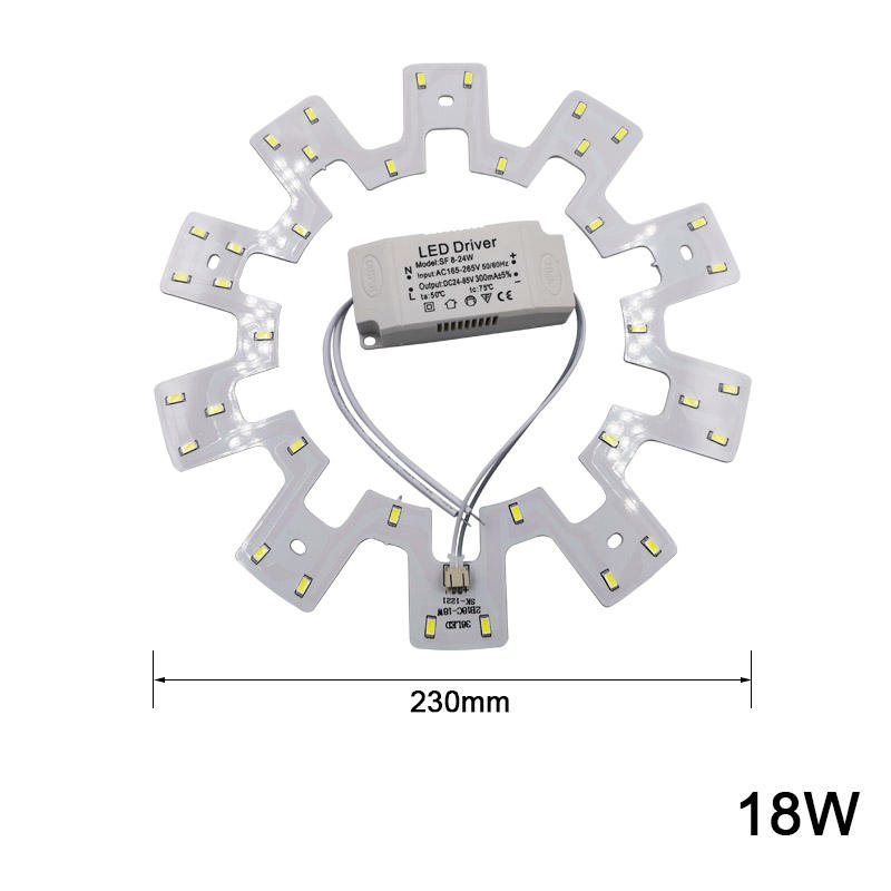 Moderne LED Plafonniers 12-24W Cuisine Source de Lumière Module AC220V Salon Économie D'énergie Plafond Éclairage Rénovation Conseil