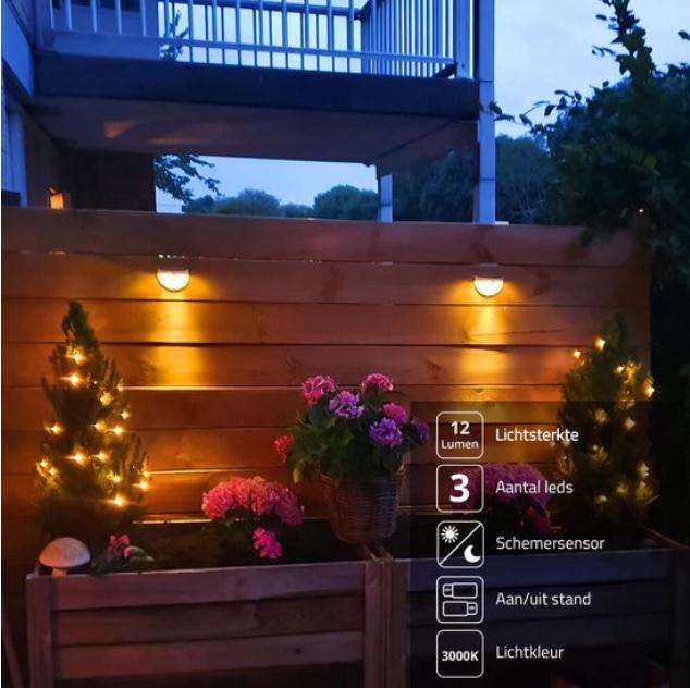 IP65 wasserdichte Solar-Wandleuchte, warmweiße Solar-Außenleuchte, LED-Solar-Außen-wasserdichte Wandleuchte, Direktverkauf ab Werk