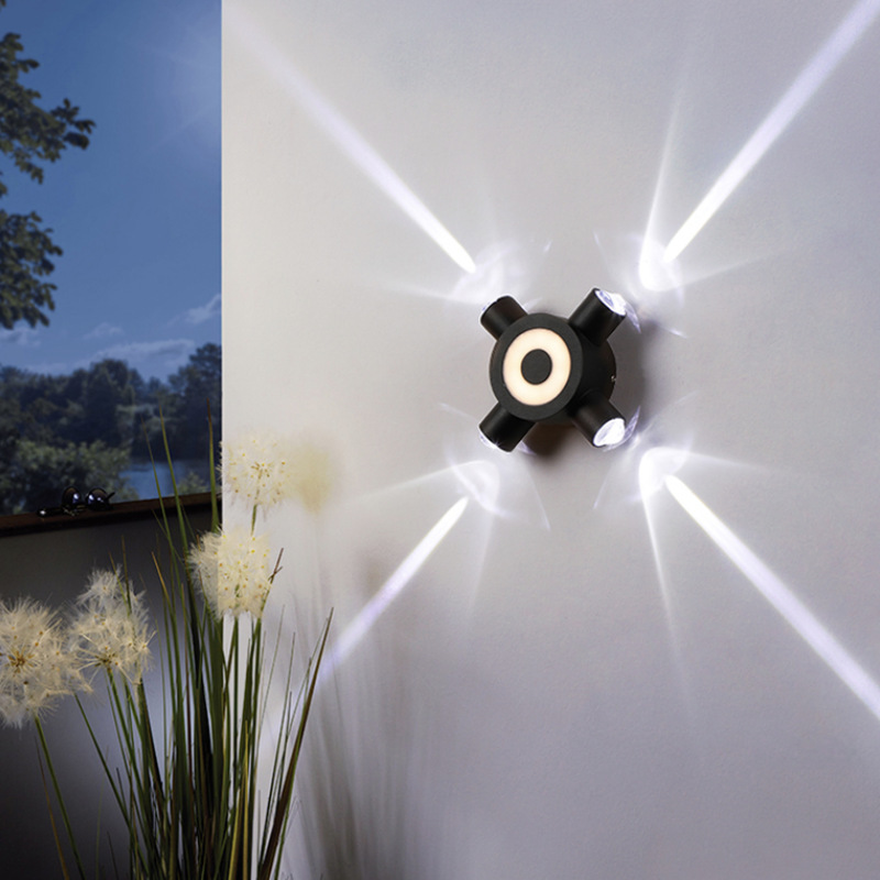 Führte Wand Licht Im Freien Wasserdichte IP65 AC85-265V Lange Wand Lampe Für Garten Veranda Licht Schlafzimmer Nacht Moderne Innen Beleuchtung