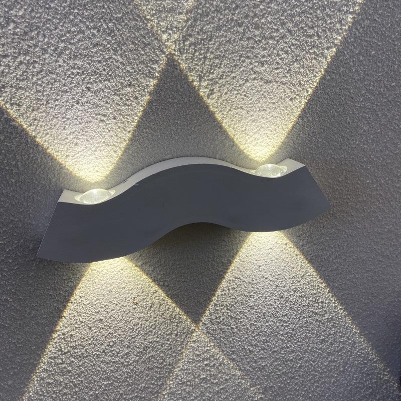 aplique de pared led al aire libre