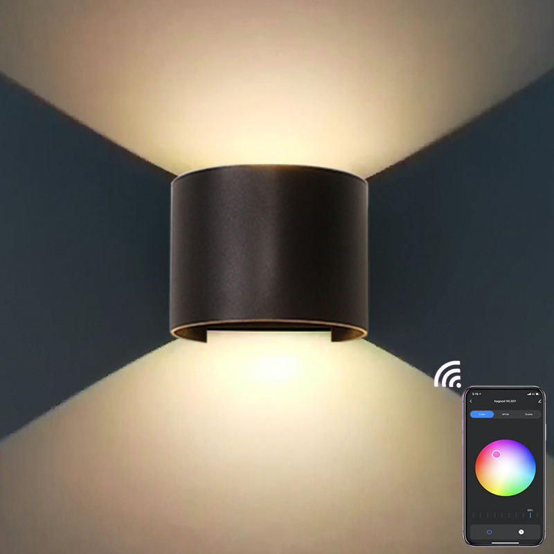 Lámpara de pared inteligente con control de aplicaciones 