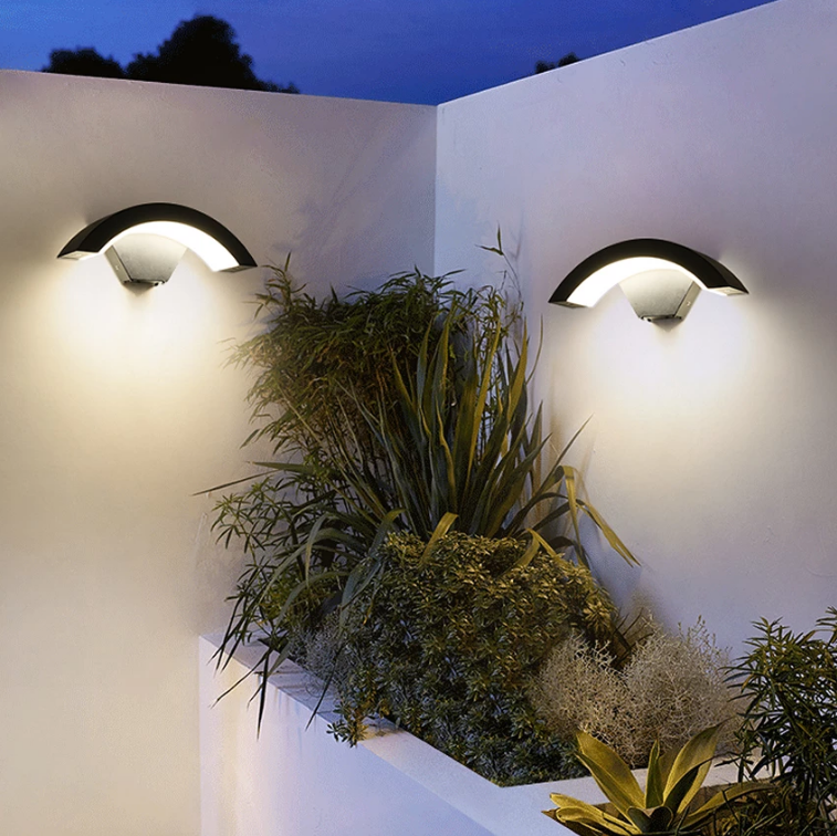 Moderne LED-Außenwandleuchten
