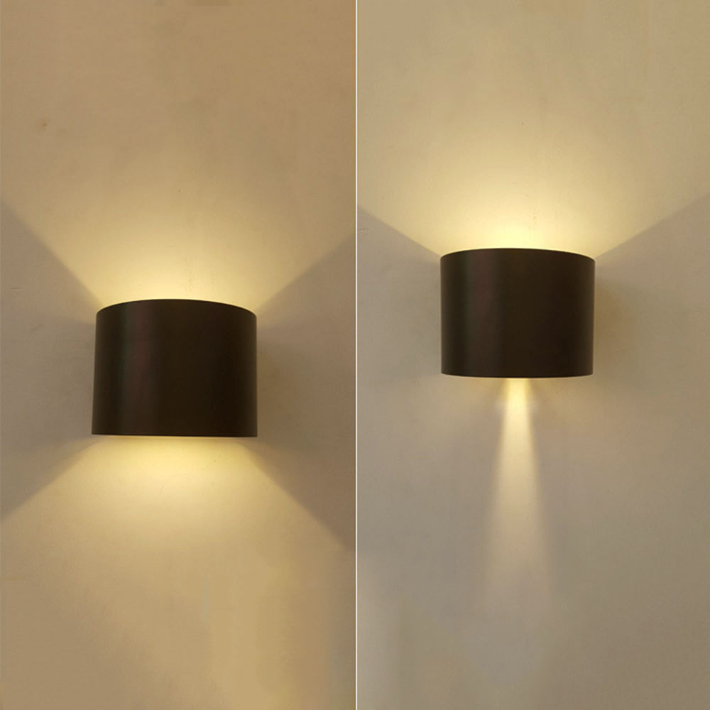 Applique Murale Led Design Demi-Cercle Imperméable