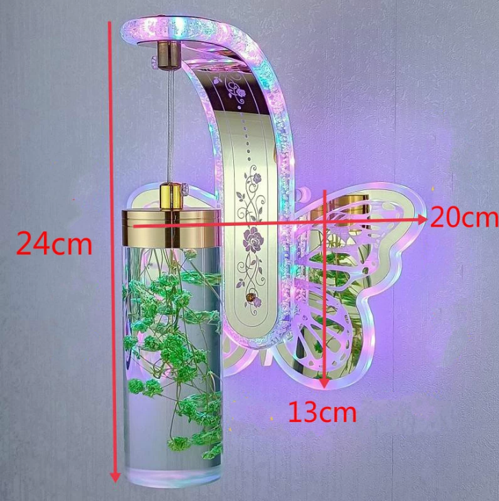 2022 12W LED Innenwandleuchte für Schlafzimmer Nachttischdekoration echte Blume Wandleuchte Treppenlampe Nachtlampe für Wohnzimmer
