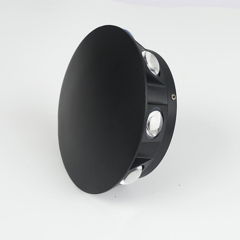 Großhandel Wandleuchte Indoor Outdoor IP65 Wandleuchte Garten Villa Schlafzimmer Strip Line Lampe Nachtwandleuchte Beleuchtung 360 Grad