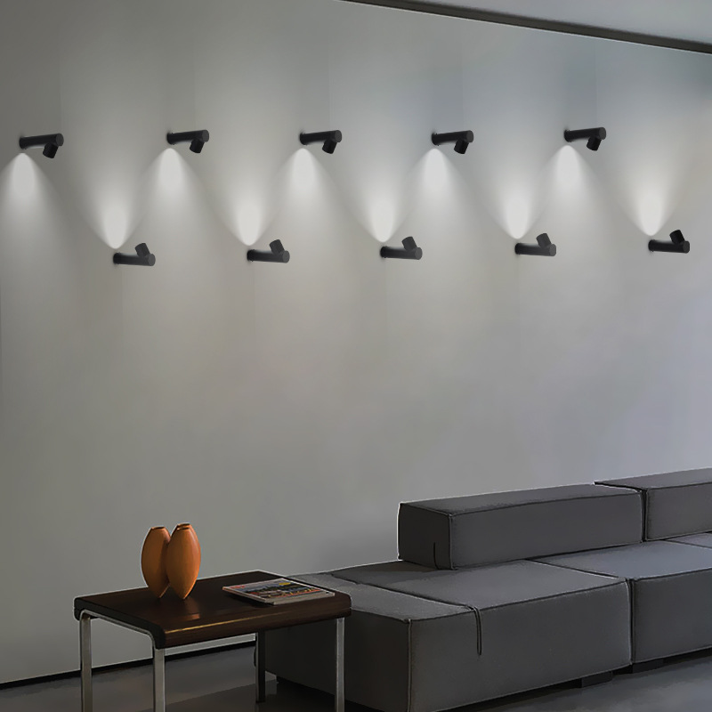 Moderne wasserdichte minimalistische LED-Wandleuchte, Hotel, Außengang, Korridor, Treppe, Wohnzimmer, Schlafzimmer, Nachttisch, Innenwandleuchte