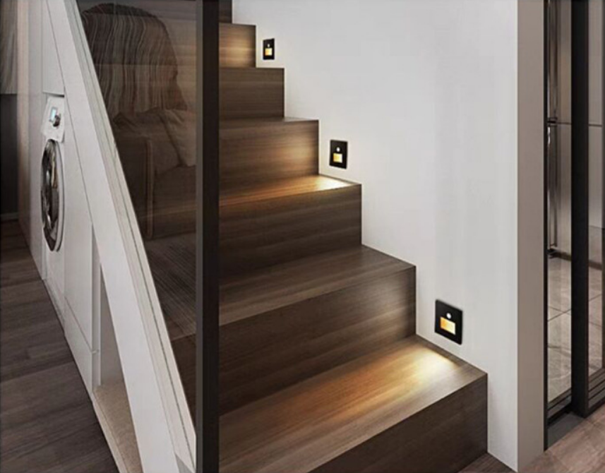 LED-Nachtlicht 86 Typ Embedded Light Sensing Stehlampe LED-Treppenlampe Bühnenlicht Stufenlampe für Nachtfabrikverzeichnis