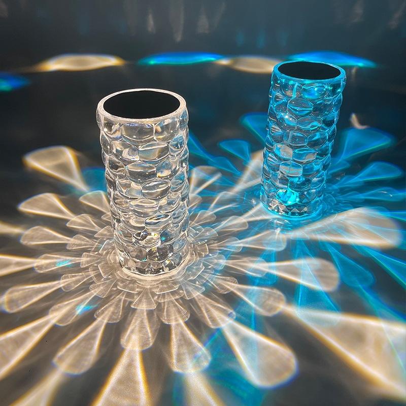Nachttischlampe aus Kristall, Nachtlicht
