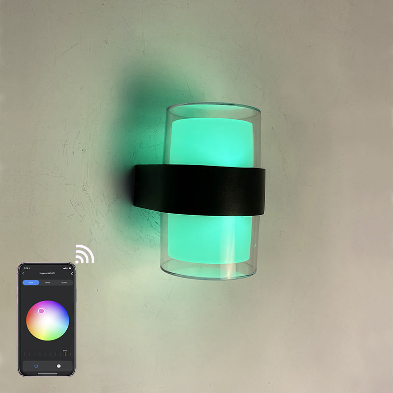 Lámpara de pared inteligente con control de aplicaciones 