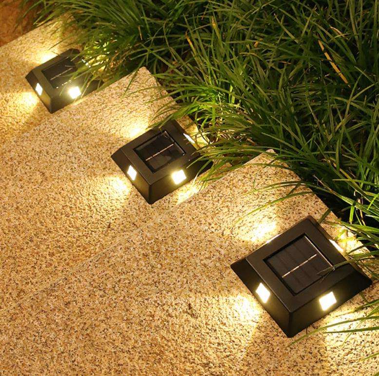 Maison Solaire Jardin Pelouse Lumière Extérieure Étanche IP65 Villa Cour Paysage Lumière Coloré Sol Lampe Pour Rue Voie