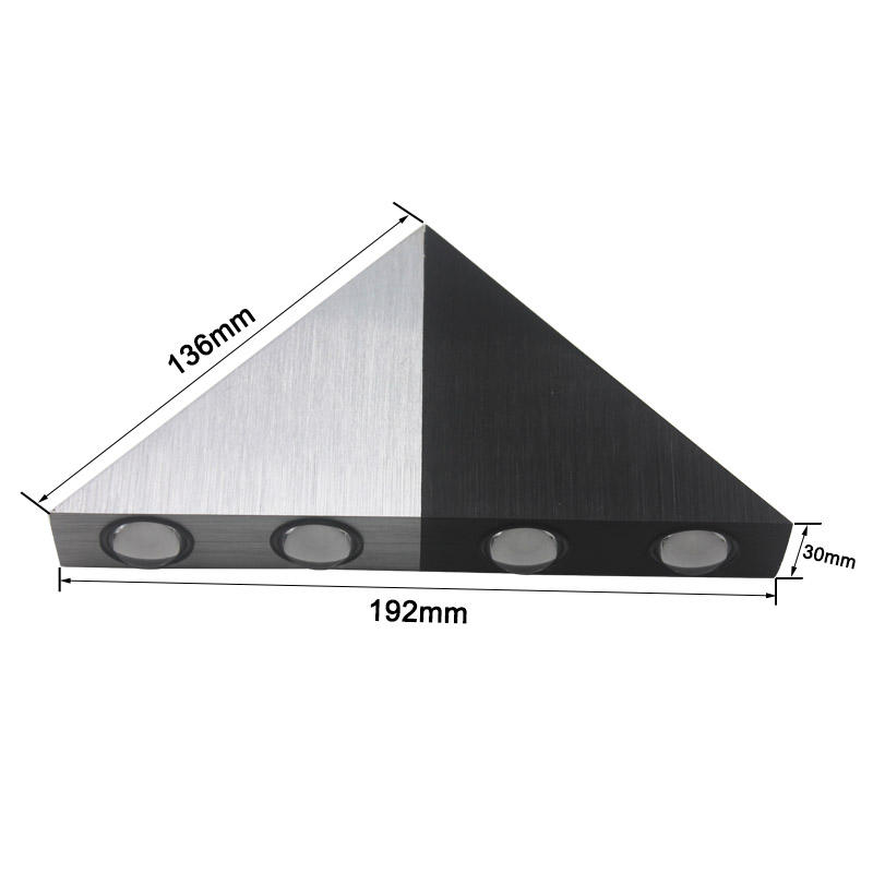 LED Dreieck Wandleuchte 5W Innen Wohnzimmer Wand Hängelampe AC85-265V Aluminium Treppen Gang Wandleuchte Hochleistungsleuchten