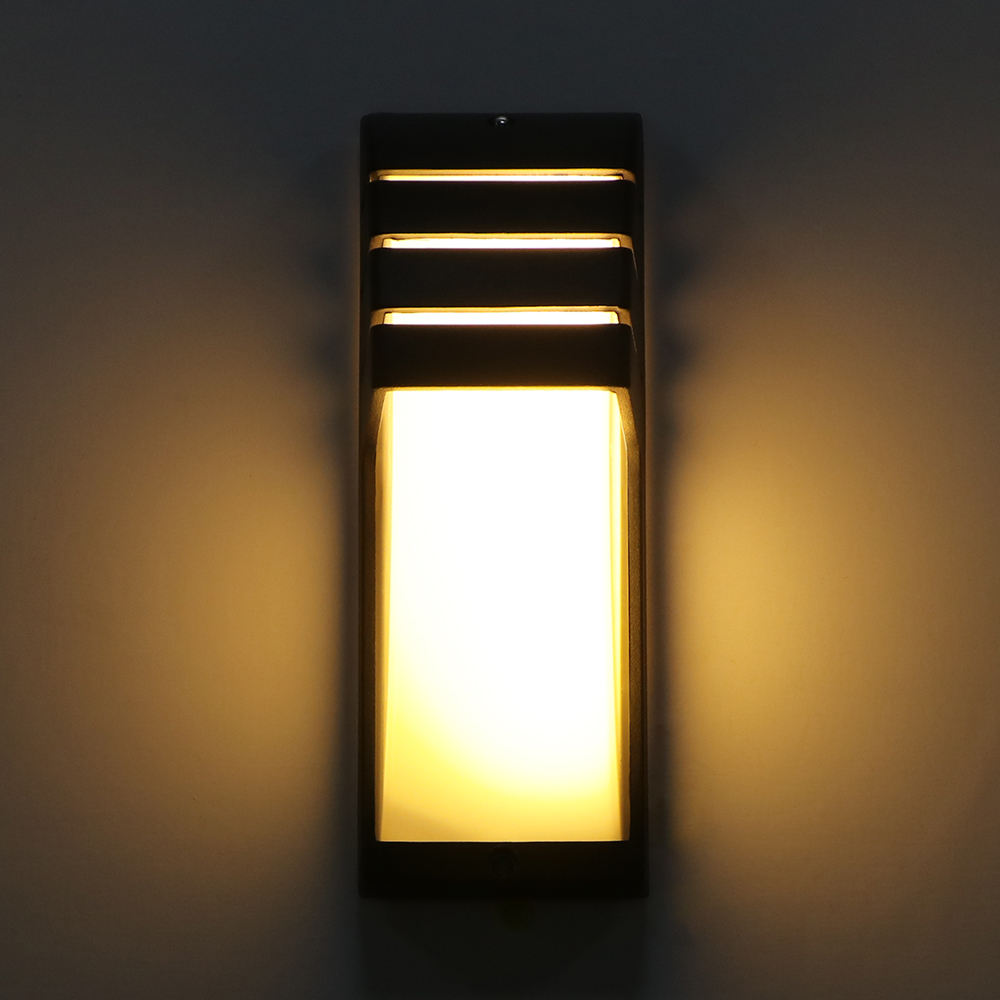 Luz LED de pared IP65, valla de jardín impermeable para exteriores, lámpara de pared de moda para interiores de aluminio para dormitorio, mesita de noche, sala de estar, escaleras