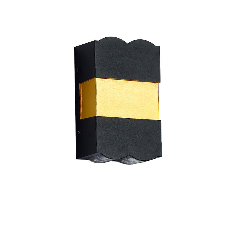 12W Up And Down Wandleuchten Gold Schwarz LED Aluminium Wandleuchte LED Wandleuchte für Schlafzimmer Wohnzimmer Flur Nebenbeleuchtung