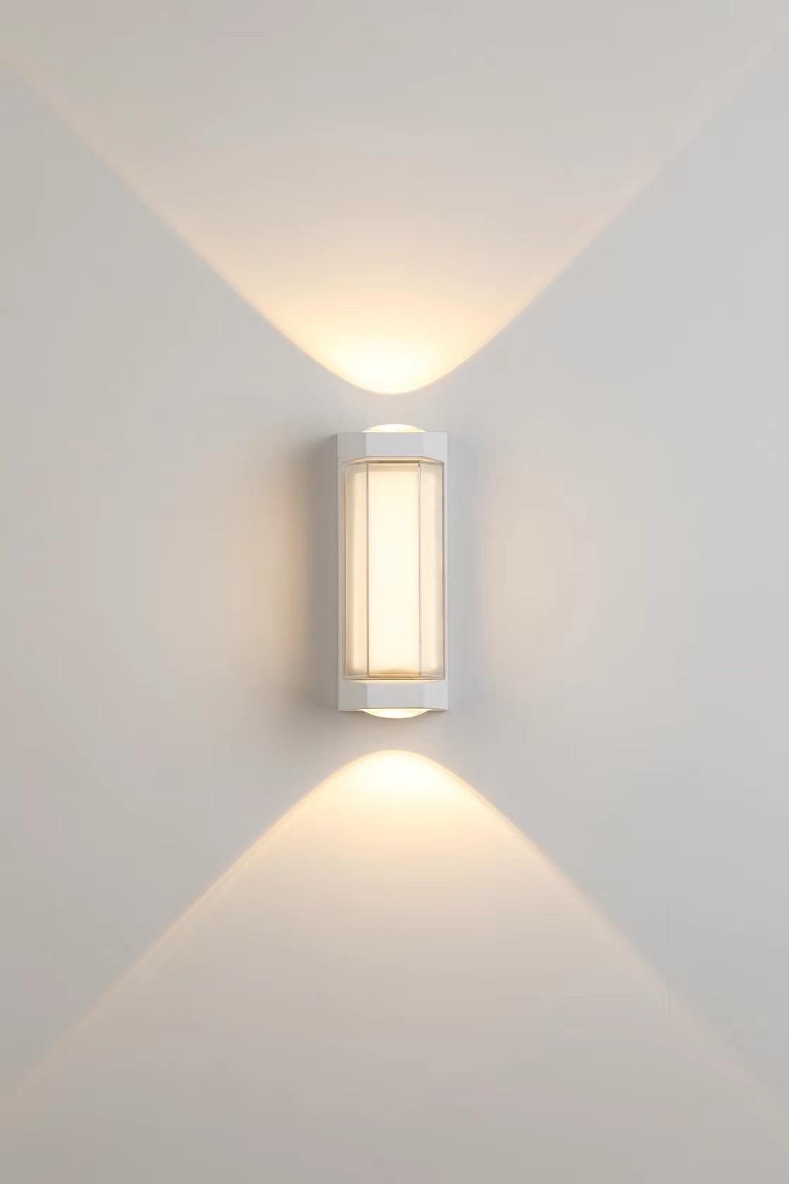 2023 Moderne LED-Wandleuchte Wasserdicht IP65 Up Down 10W Außenbeleuchtung Home Hotel Shop Korridor Veranda Wandleuchte Wandleuchten AC 220V 110V