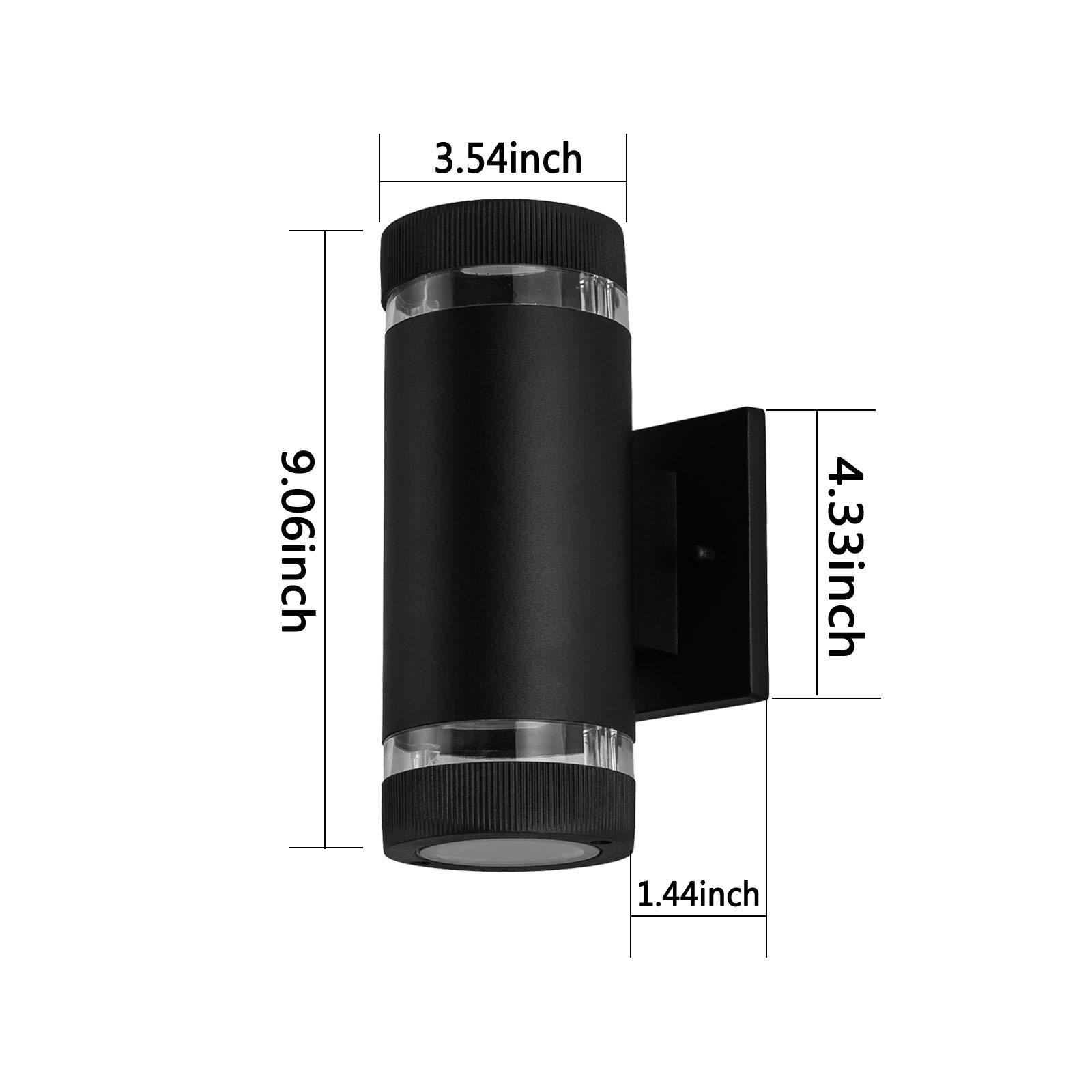 Lámparas de pared LED a prueba de agua para exteriores Iluminación exterior de aluminio IP65 Patio de jardín DECO Interior Europa Luz interior moderna
