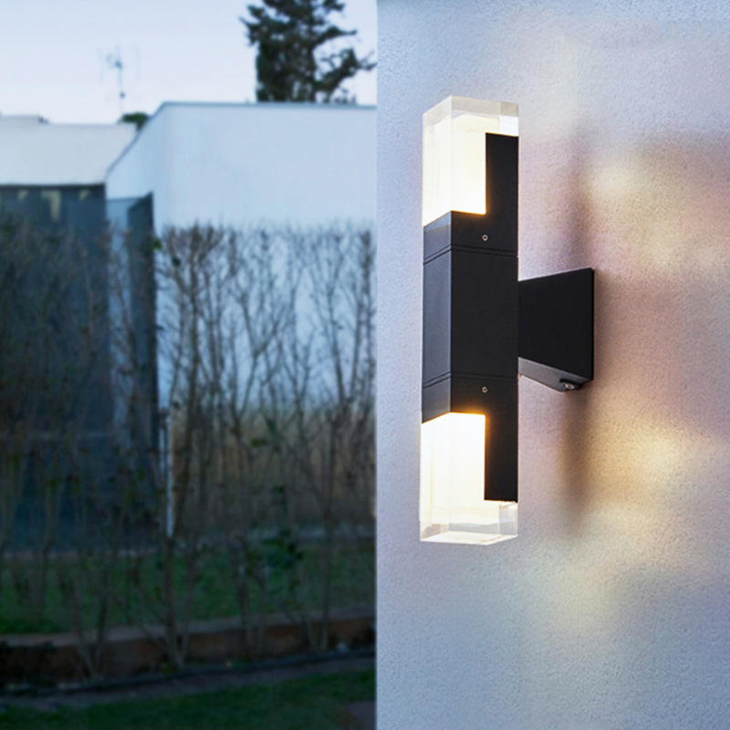 aplique de pared led al aire libre