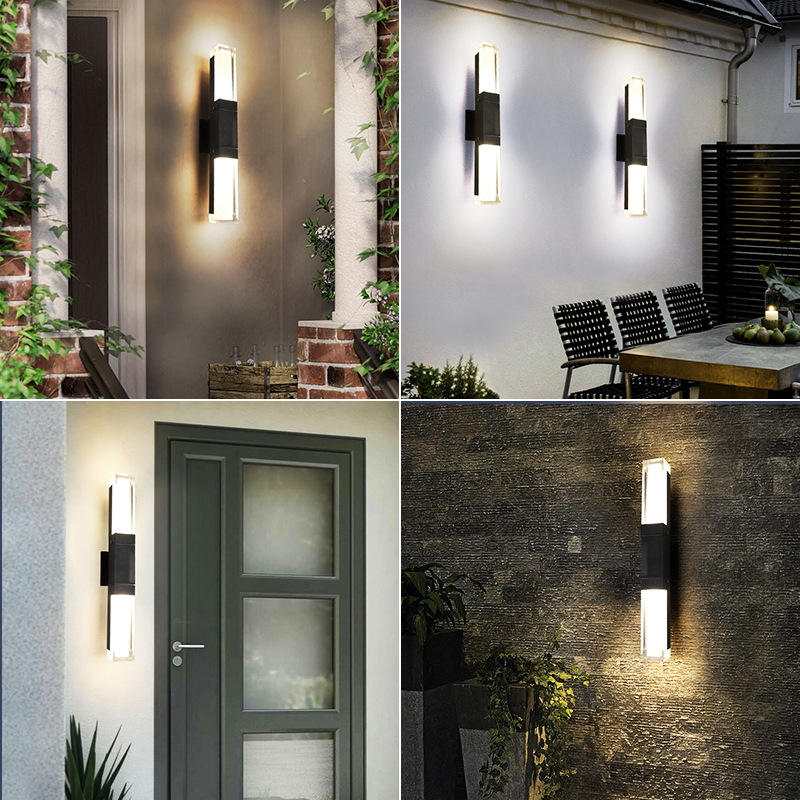 aplique de pared led al aire libre