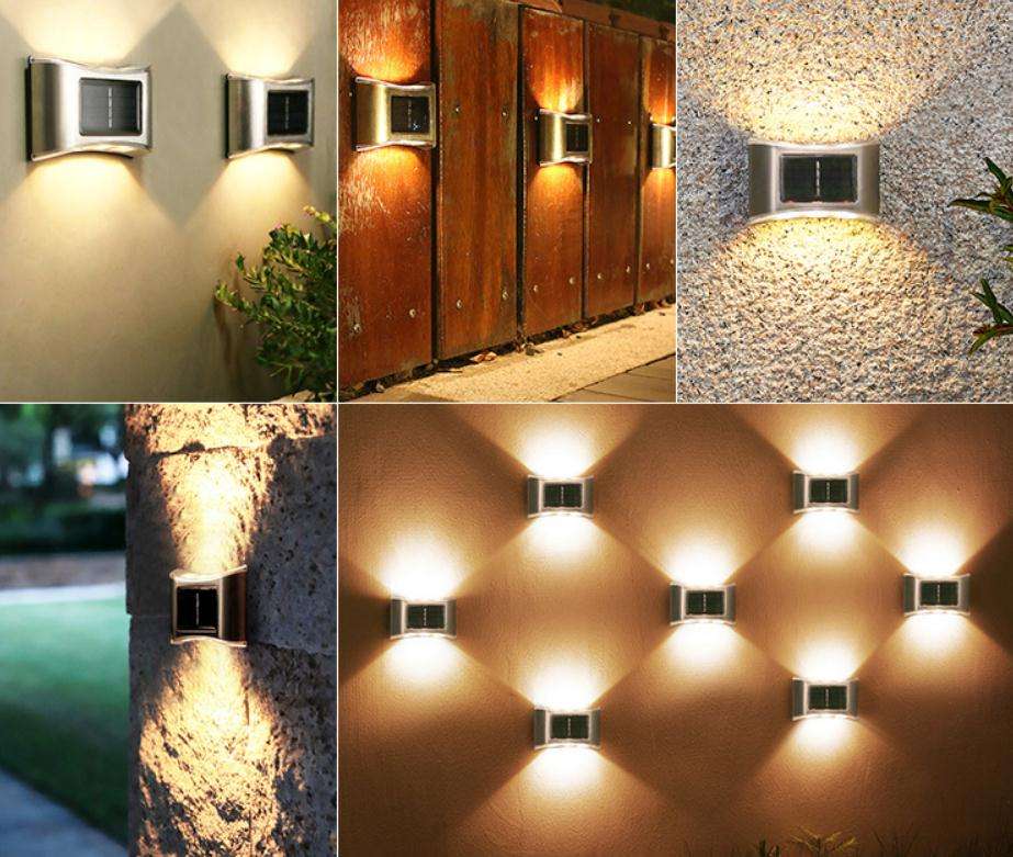 6LED Solarlampe IP65 wasserdichte Außenleuchte Innenhof-Wandleuchte für Gartenvilla-DekorationNeue 6LED-Solarlampe IP65 wasserdichte Außenleuchte Innenhof-Wandleuchte für Gartenvilla-Dekoration