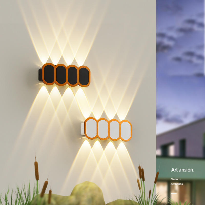 6W 12W LED Wandleuchte Outdoor Wasserdicht IP65 Veranda Garten Wandleuchte Innen Schlafzimmer Nachttisch Dekoration Beleuchtung Lampen Aluminium