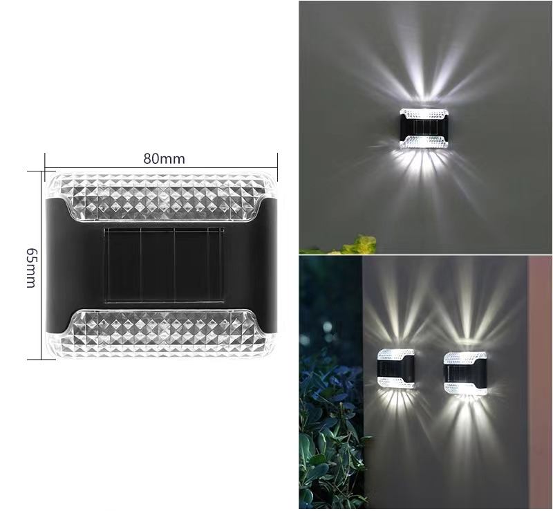 lumière extérieure solaire menée