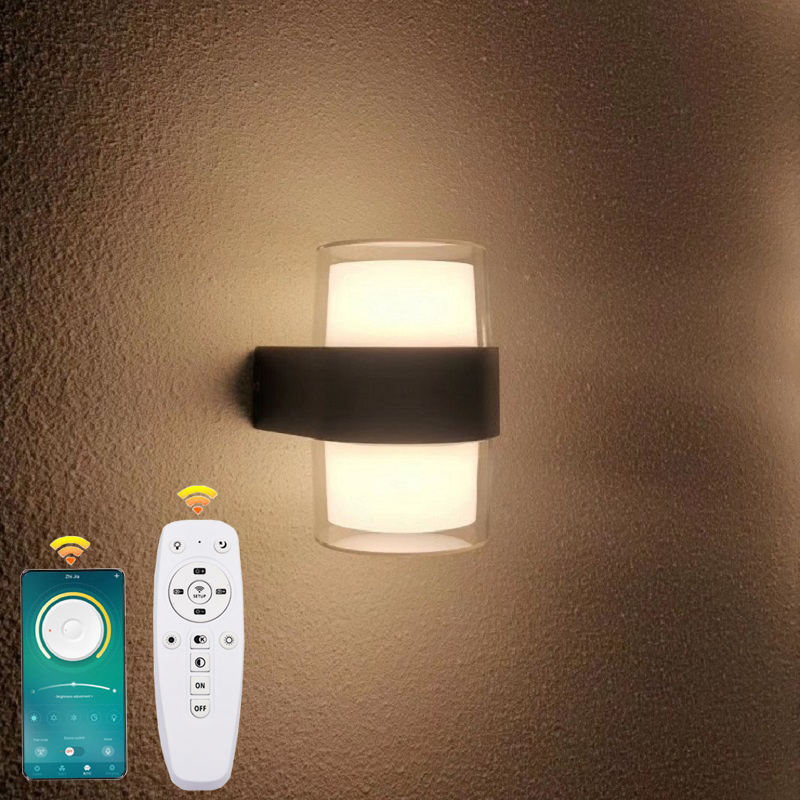 2,4G LED-Wandleuchte mit drei Farbtemperaturen und Fernbedienung