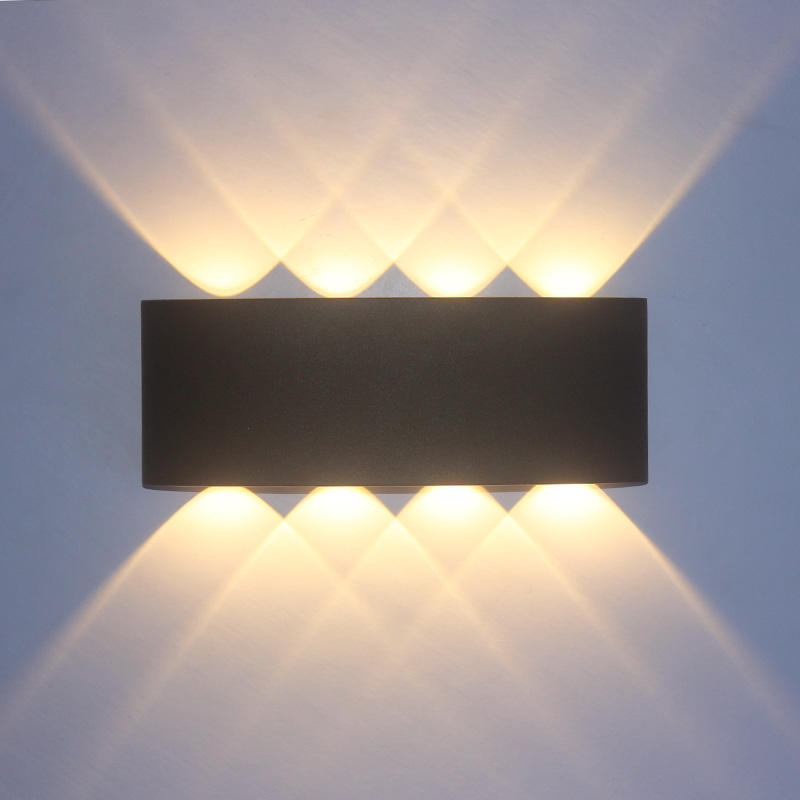 8W LED Wandleuchte Außen Innen Ip65