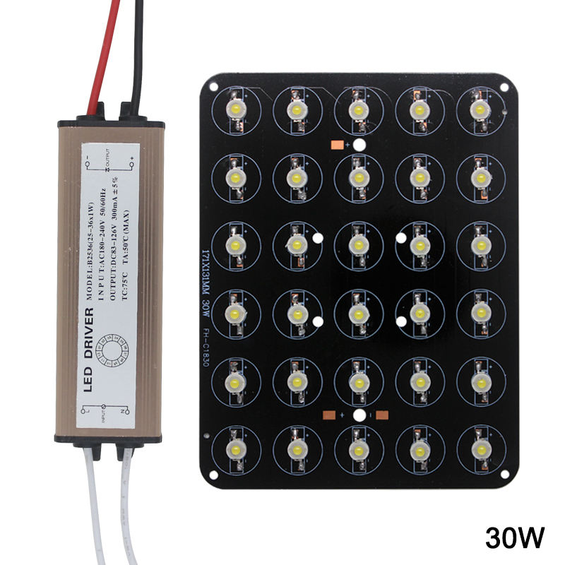 LED-Chip, 12 W, 18 W, 20 W, 24 W, 30 W, 36 W, 48 W, Hochleistungs-Lampendioden, AC85–265 V, wasserdichter LED-Treiber für vergrabene Leuchten