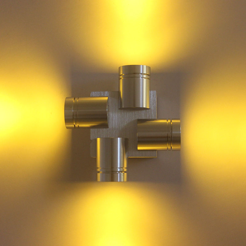 Lámpara de pared LED montada en la pared 2W 4W Luz de escalera de esquina para decoración de habitaciones interioresLámpara de pared LED Montada en la pared 2W 4W Luz de escalera de esquina para decoración de habitaciones interiores