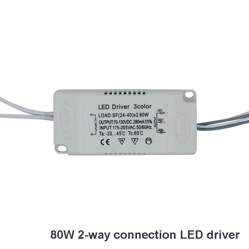 8–120 W LED-Treibereingang AC175–265 V, nicht isolierender Beleuchtungstransformator, Leuchtenantrieb, Netzteil