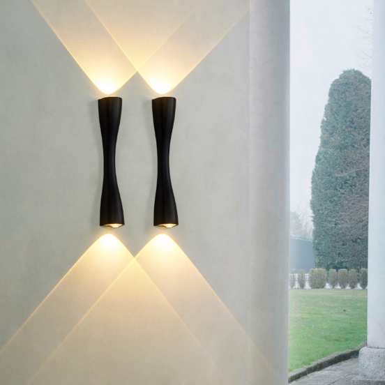 IP65 wasserdichte 10-W-LED-Wandleuchte für den Innen- und Außenbereich