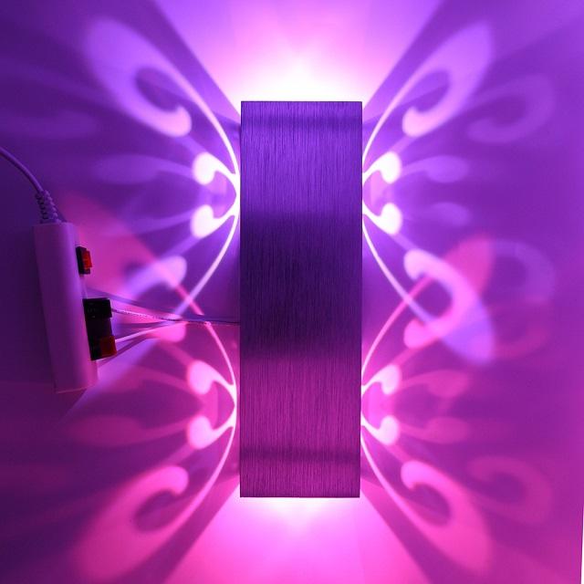 Schmetterlingswandlampe