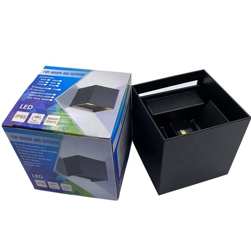 Verstellbarer LED-Würfel aus Aluminium für den Außenbereich
