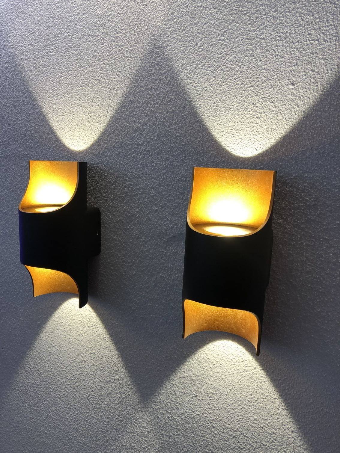 Postmoderne nordische kreative Wohnzimmer Hintergrund Schlafzimmer Nachttisch Gang Wandleuchte Bar Doppelkopf Industrie Wandleuchte