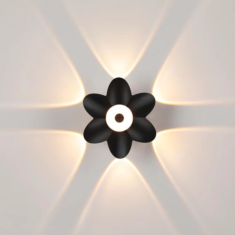 LED Außenwandleuchte Up Down Dekoration Spotlight Lotus Villa Korridor Balkon Korridor Hintergrund Wandleuchte