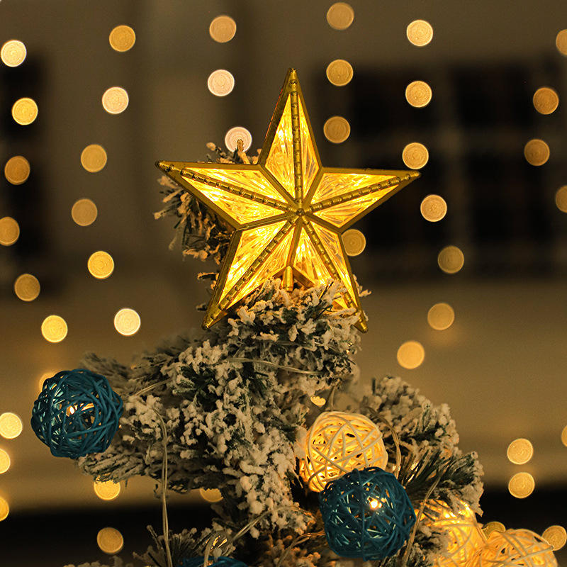 Weihnachtsbaum-Top-Sternlampe, LED-Außenwandleuchten, Verjüngungs-Außenleuchte,