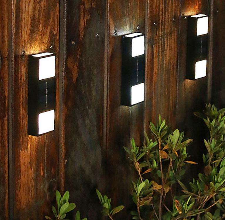 lámparas solares al aire libre